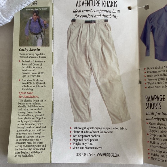 Rail Riders NWT Adventure White Lightweight Quick Dry Outdoor Henley Shirt 3039 - Picture 14 of 16